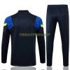 Tottenham Hotspur Sweatshirts Anzüge Suit Quarter-zip 2021-22 Blau Blaue Für Herren